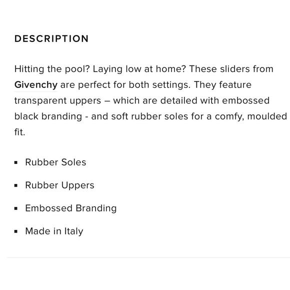 Tuckernuck GIVENCHY SLIDE FLAT SANDALS WHITE/BLACK size 8 - Picture 6 of 10